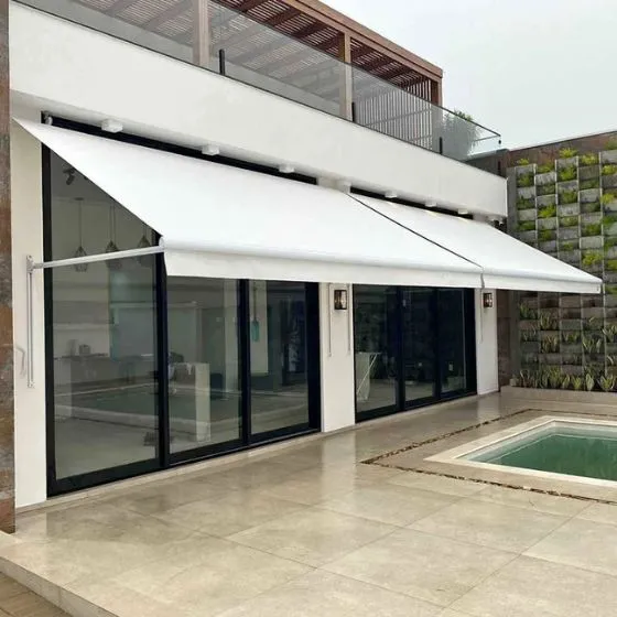 Toldo Cortina com Braços Laterais - Toldos Mogi Guaçu